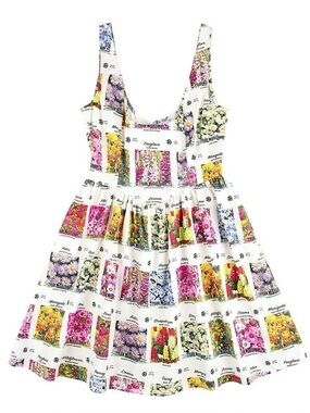 Tyler McGillivary Seed Packet Floral Mini Dress